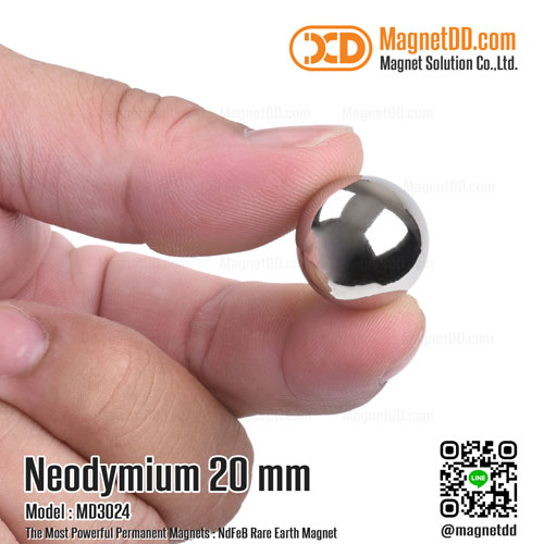 แม่เหล็กแรงสูง Neodymium ขนาด 20mm : งาน Premium งานคัดพิเศษ คุณภาพสูง