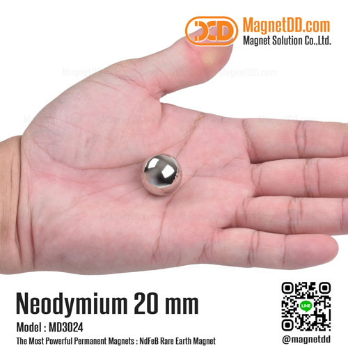 แม่เหล็กแรงสูง Neodymium ขนาด 20mm : งาน Premium งานคัดพิเศษ คุณภาพสูง