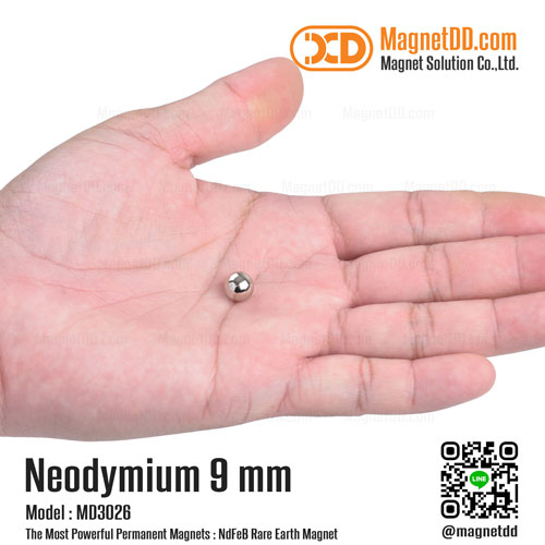 แม่เหล็กแรงสูง Neodymium ขนาด  9mm : งาน Premium งานคัดพิเศษ คุณภาพสูง