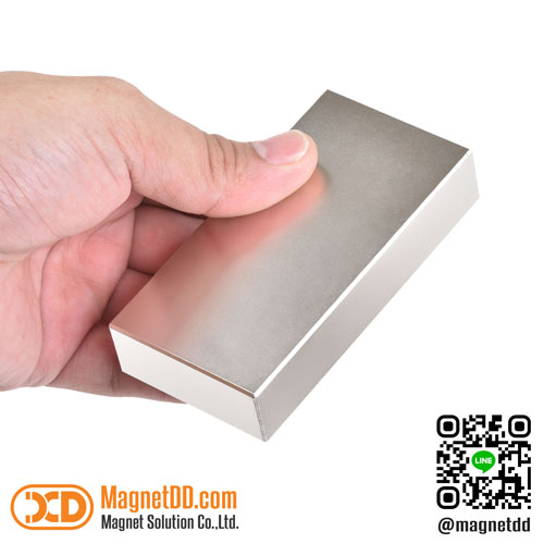 แม่เหล็กแรงสูง Neodymium ขนาด 100mm x 50mm x 20mm : งาน Economy งานราคาประหยัด คุณภาพสูง