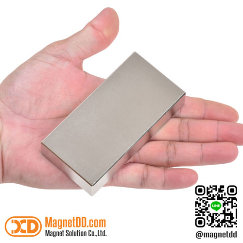 แม่เหล็กแรงสูง Neodymium ขนาด 100mm x 50mm x 20mm : งาน Economy งานราคาประหยัด คุณภาพสูง